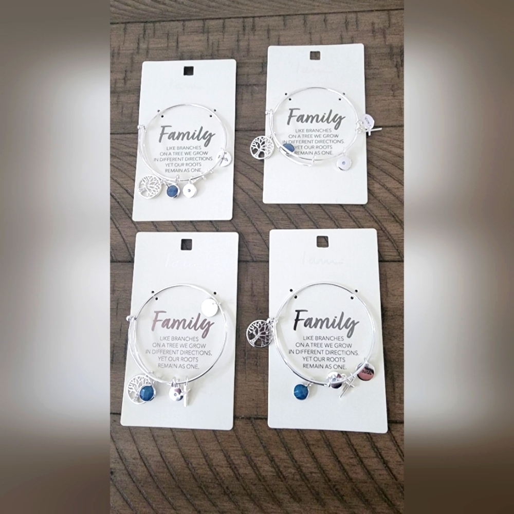 4 Piece Matching Bracelet Family Bracelet Bundle Bridesmaid Family Sister
